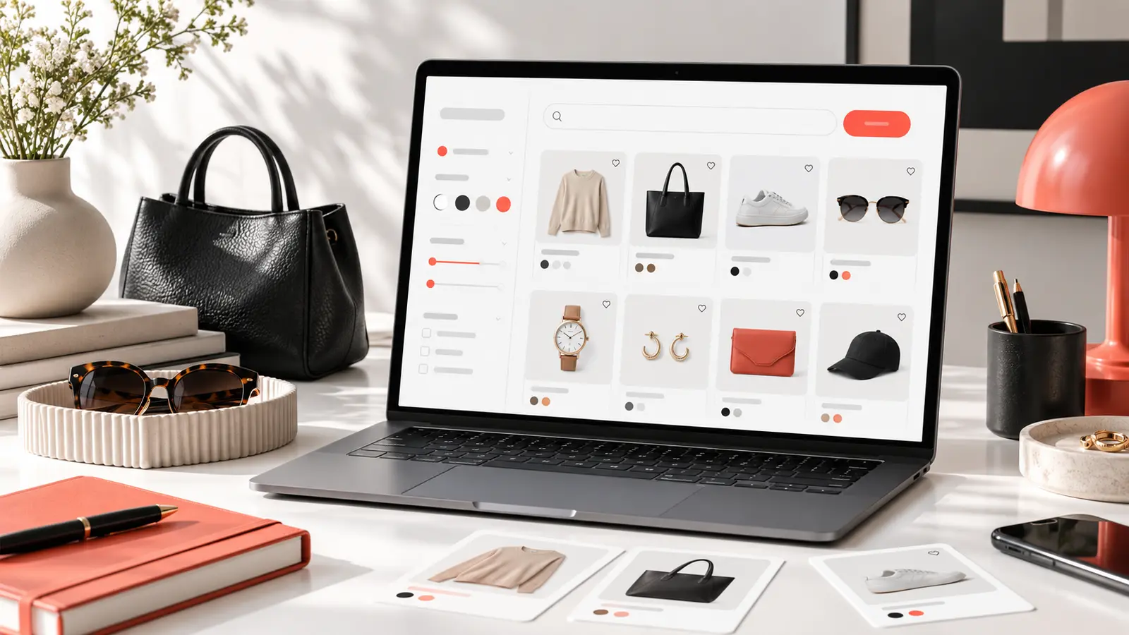 Desktop product catalog with search and filters for researching Kakobuy listings